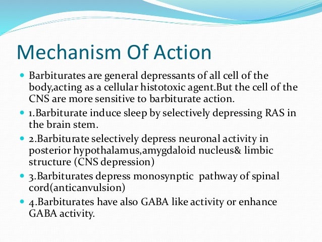 barbiturates overdose history of barbiturates